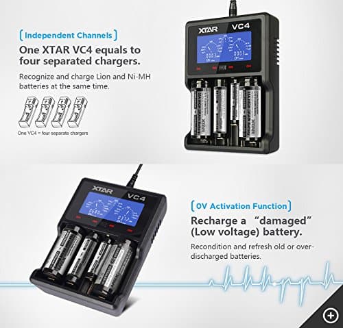 XTAR VC4 Battery Charger