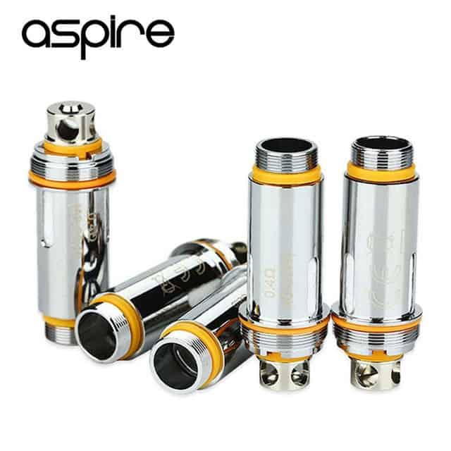 Aspire Cleito Dual Clapton Replacement Atomizer Head - "0.2Ω" & "0.4Ω" - 5pcs