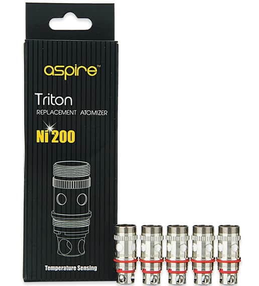 Aspire Triton Ni200/Atlantis/Atlantis 2 - "1.5Ω" - Replacement Coils - 5 PACK