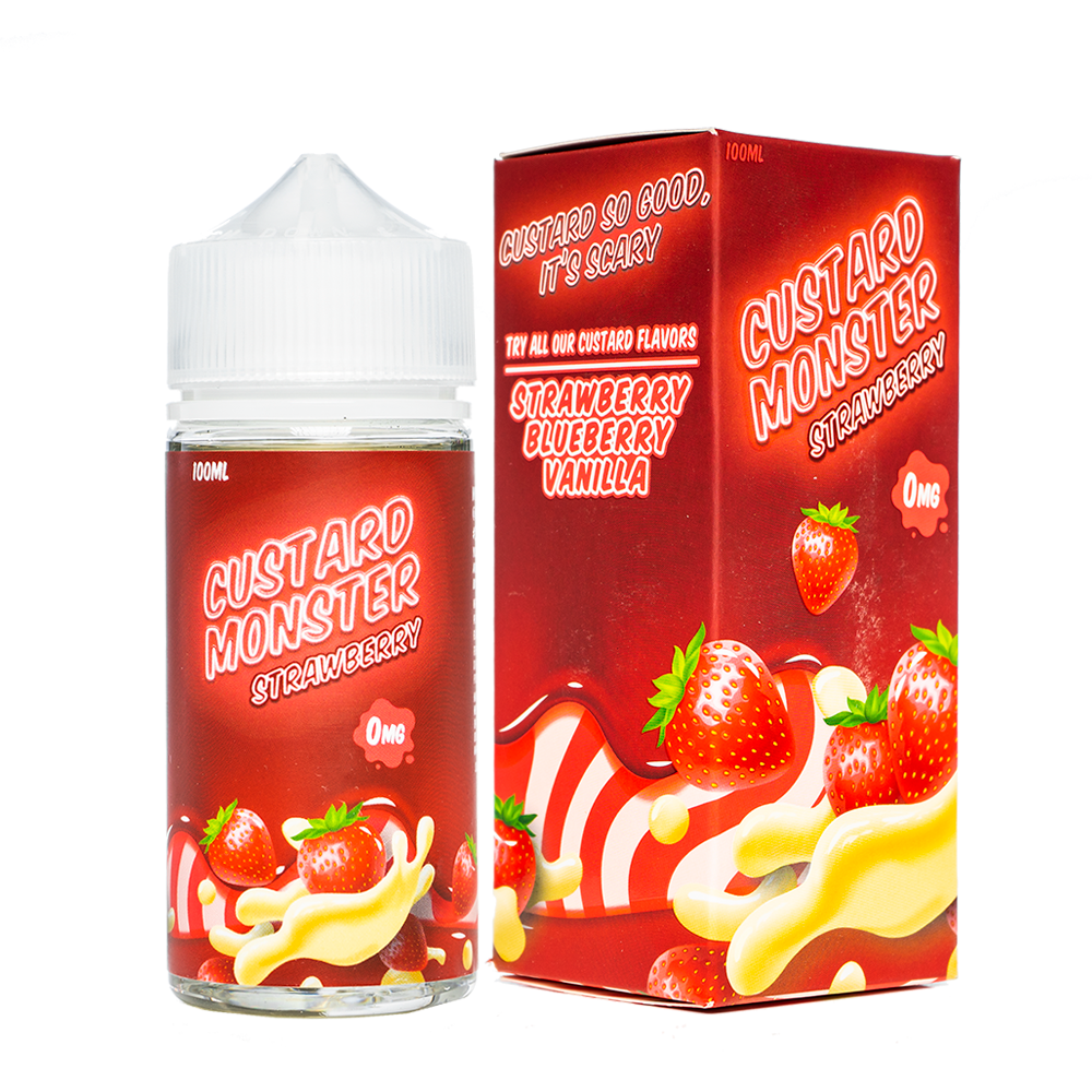 Custard Monster - Strawberry - 100ML