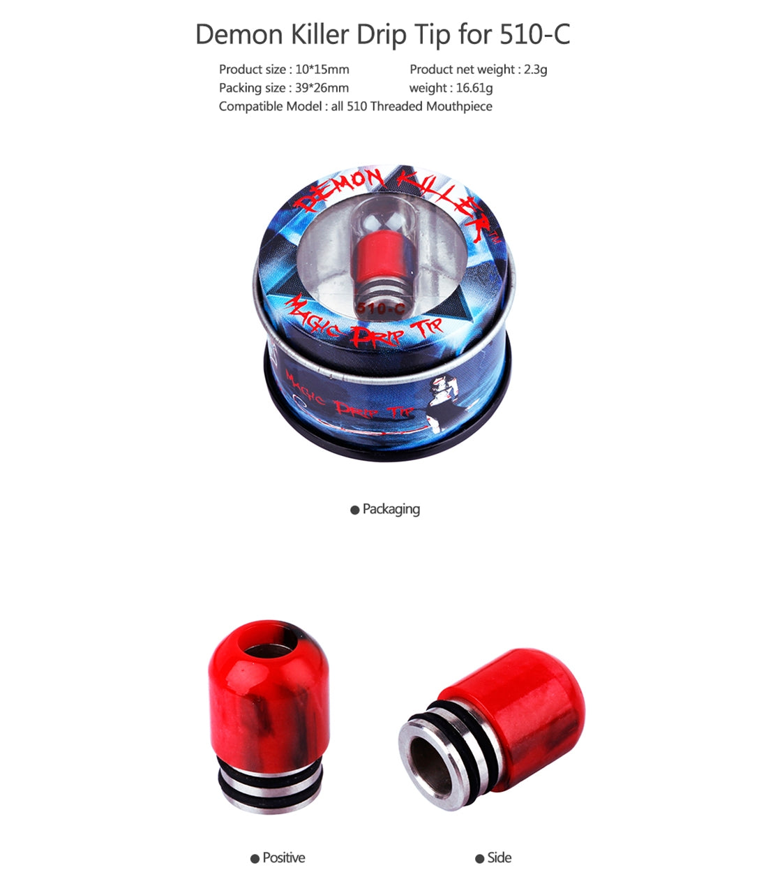 Demon Killer - Magic Resin Drip Tip