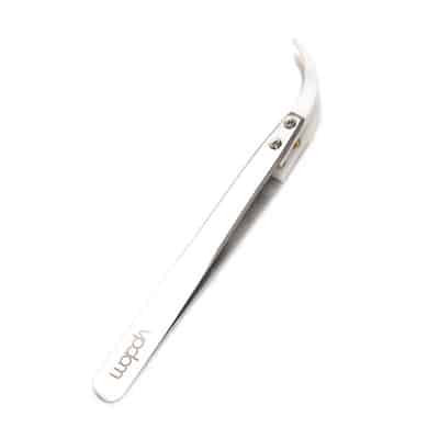 Vpdam White Elbow Tweezers