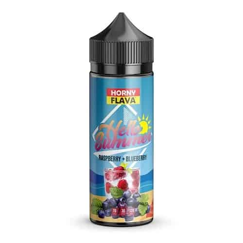 Horny Flava - Hello Summer - Raspberry and Blueberries - 120ml