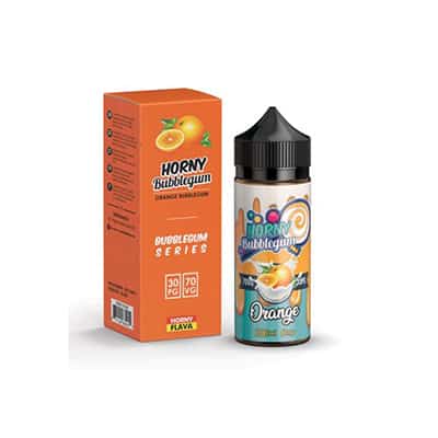 Horny Flava - Bubblegum - Orange - 100ml