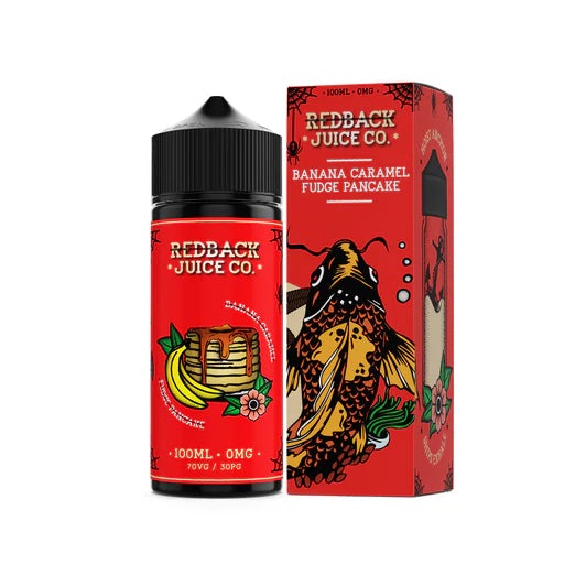 Redback Juice Co - Desserts - Banana Caramel Fudge Pancake - 100ml