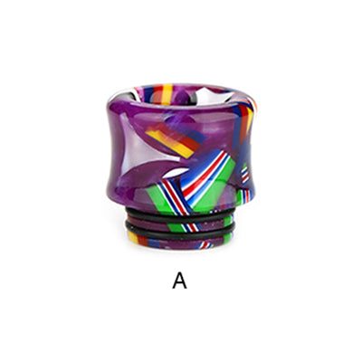 Resin National Flag Curved 810 Drip Tip 0328