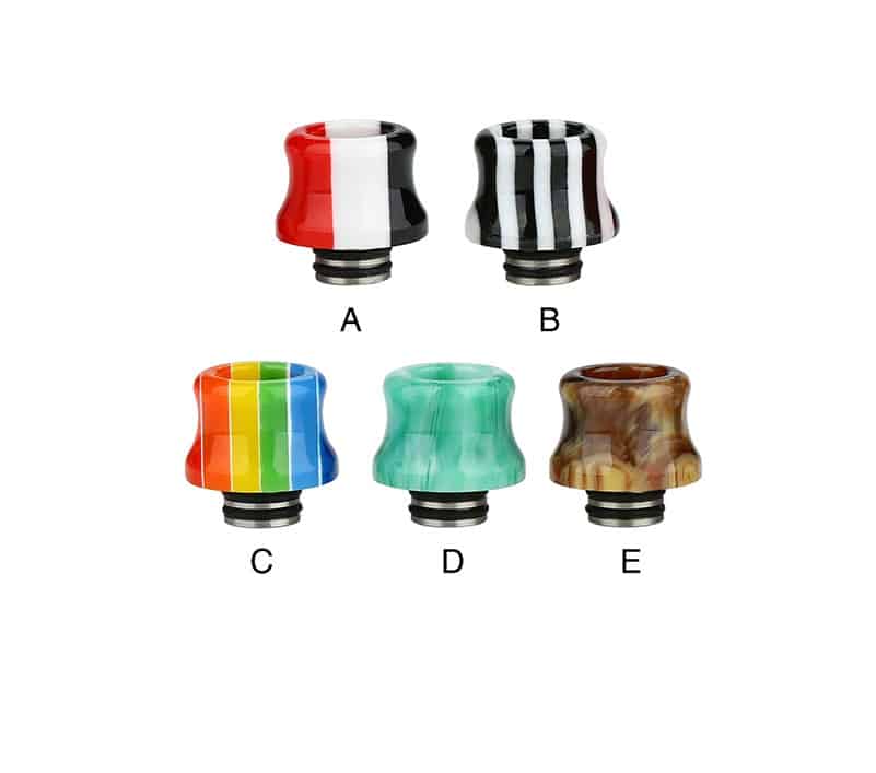 Resin Stainless Steel 510 Drip Tip 0316