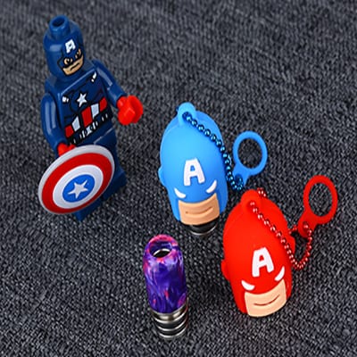 Shield Super Hero 510 Resin Drip Tip with Dust Cover