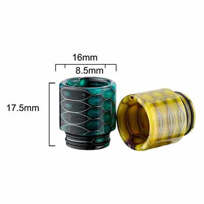 Aleader 810 Drip Tip Snake Skin Epoxy Resin