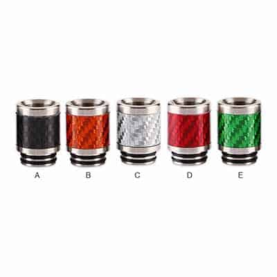 Stainless Steel Carbon Fiber 810 Drip Tip 0306