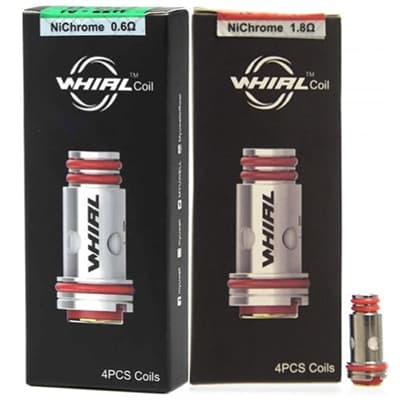 Uwell Whirl Replacement Coils (0.6ohm & 1.8ohm) for Whirl 20, Whirl 22 Starter Kit (4 Pack)