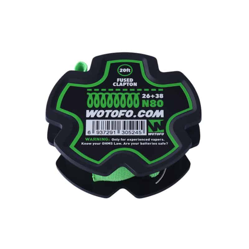 20ft Wotofo Fused Clapton Wire 26ga+38ga