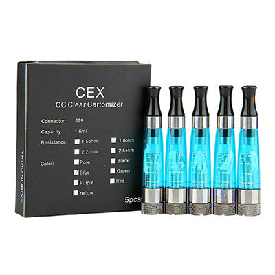 Kangertech CEX eGo CC Clearomizer 1.6ml 5pcs