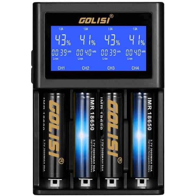 Golisi S4 2.0A Smart Charger with LCD Screen