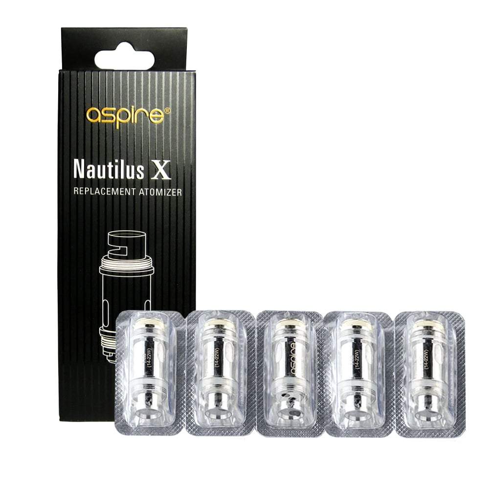 Aspire Nautilus X Tank Atomizer - Kanthal Coils (1.5ohm & 1.8ohm) - 5pc