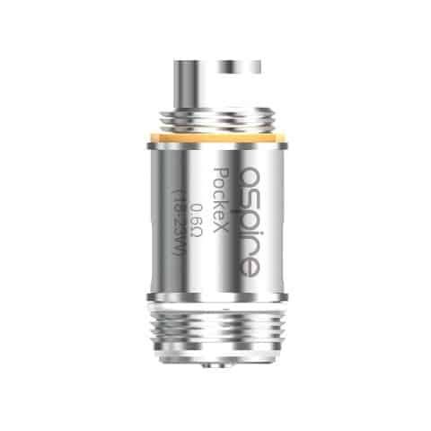 Aspire - PockeX Coils - "0.6Ω" & "1.2Ω" - 5 Pack